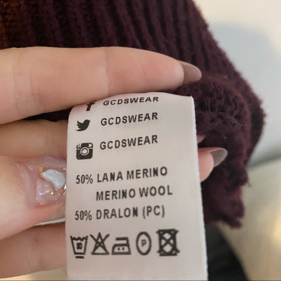 GCDS Logo Intarsia Jumper size S - Picture 7 of 8